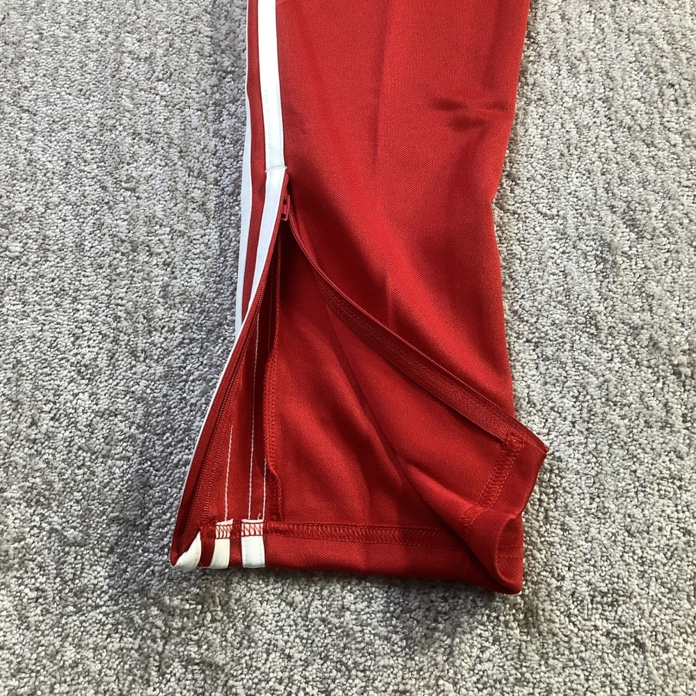 Adidas Tiro Essentials Youth Track Pants Red White Size Medium 11-12Y NWT - Picture 13 of 16